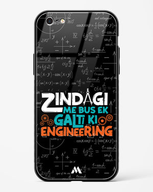 Zindagi Galti Engineering Glass Case Phone Cover (Apple)