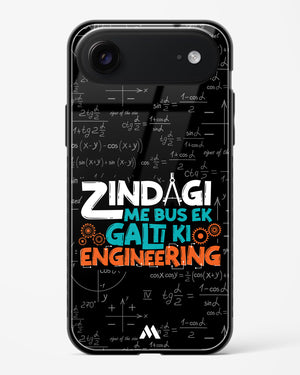 Zindagi Galti Engineering Glass Case Phone Cover (Apple)