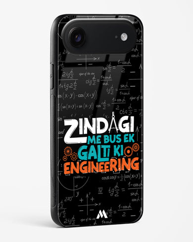Zindagi Galti Engineering Glass Case Phone Cover (Apple)