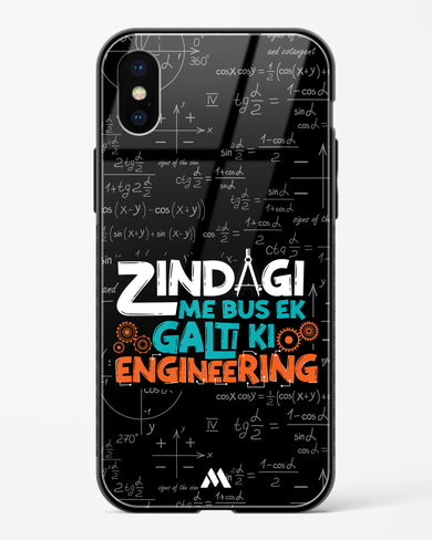 Zindagi Galti Engineering Glass Case Phone Cover (Apple)