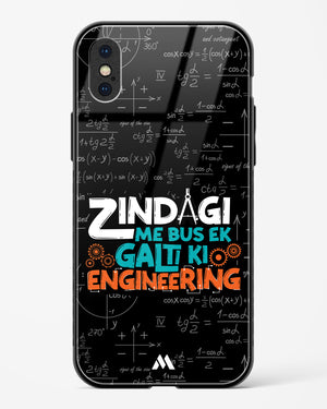 Zindagi Galti Engineering Glass Case Phone Cover (Apple)