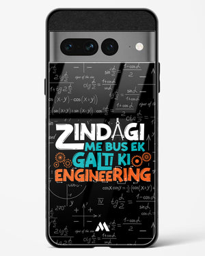 Zindagi Galti Engineering Glass Case Phone Cover (Google)