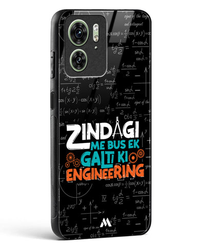 Zindagi Galti Engineering Glass Case Phone Cover-(Motorola)