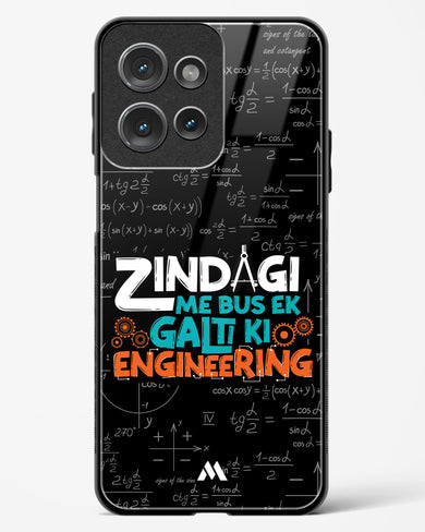 Zindagi Galti Engineering Glass Case Phone Cover (Motorola)