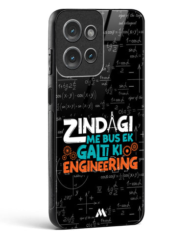 Zindagi Galti Engineering Glass Case Phone Cover (Motorola)