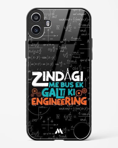 Zindagi Galti Engineering Glass Case Phone Cover (Nothing)