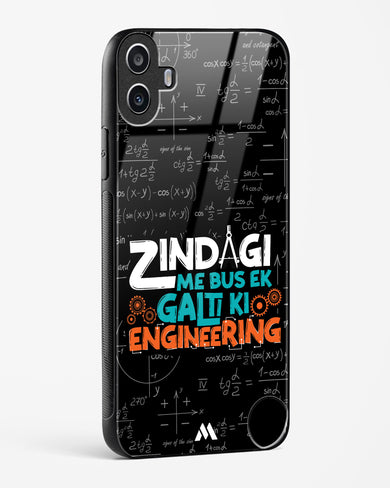 Zindagi Galti Engineering Glass Case Phone Cover (Nothing)