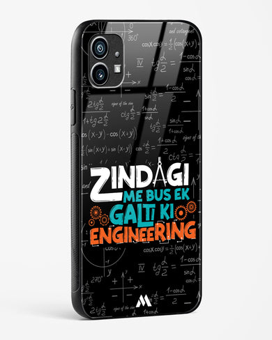 Zindagi Galti Engineering Glass Case Phone Cover (Nothing)