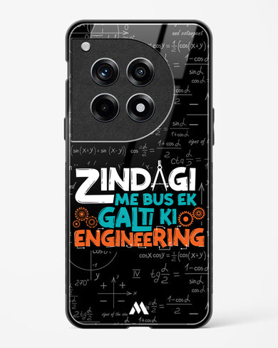 Zindagi Galti Engineering Glass Case Phone Cover (OnePlus)