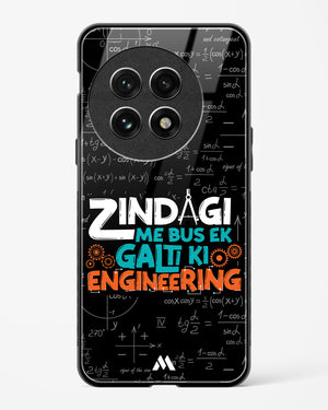 Zindagi Galti Engineering Glass Case Phone Cover (OnePlus)