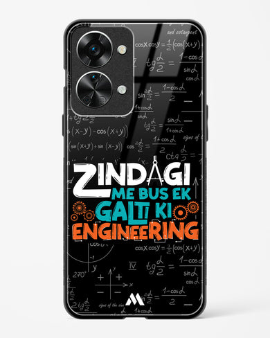 Zindagi Galti Engineering Glass Case Phone Cover (OnePlus)