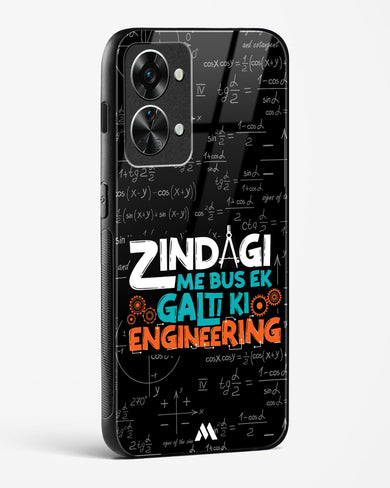 Zindagi Galti Engineering Glass Case Phone Cover (OnePlus)