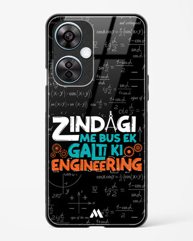 Zindagi Galti Engineering Glass Case Phone Cover (OnePlus)