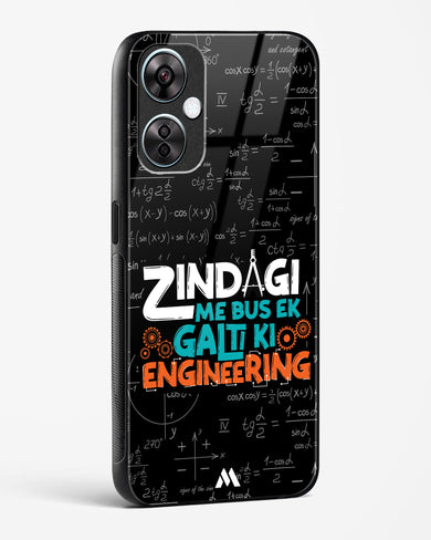 Zindagi Galti Engineering Glass Case Phone Cover (OnePlus)