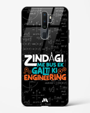 Zindagi Galti Engineering Glass Case Phone Cover (Oppo)