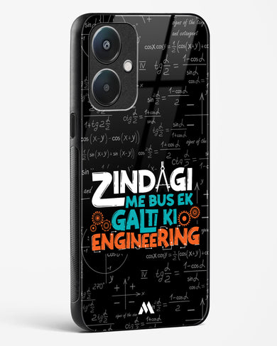 Zindagi Galti Engineering Glass Case Phone Cover (Oppo)