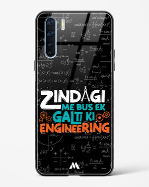 Zindagi Galti Engineering Glass Case Phone Cover (Oppo)