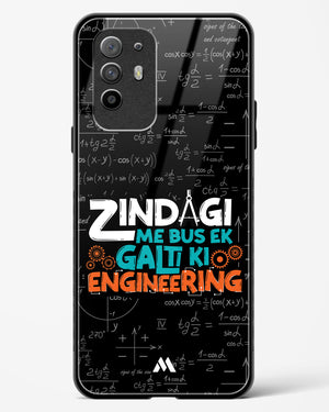 Zindagi Galti Engineering Glass Case Phone Cover (Oppo)