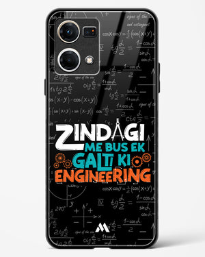 Zindagi Galti Engineering Glass Case Phone Cover (Oppo)