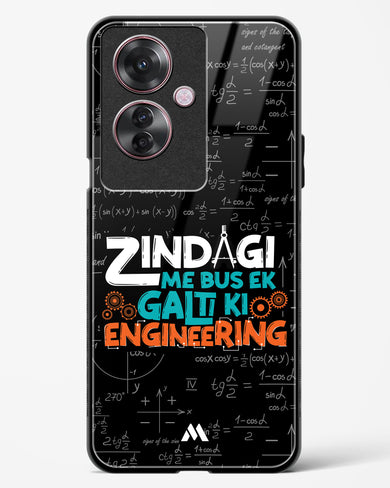 Zindagi Galti Engineering Glass Case Phone Cover (Oppo)