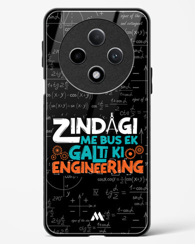 Zindagi Galti Engineering Glass Case Phone Cover (Oppo)
