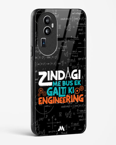 Zindagi Galti Engineering Glass Case Phone Cover (Oppo)