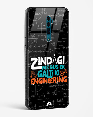 Zindagi Galti Engineering Glass Case Phone Cover (Oppo)