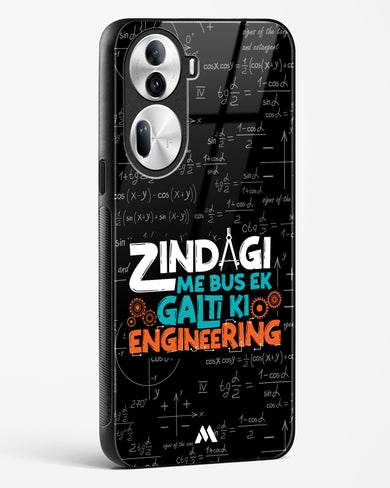 Zindagi Galti Engineering Glass Case Phone Cover (Oppo)