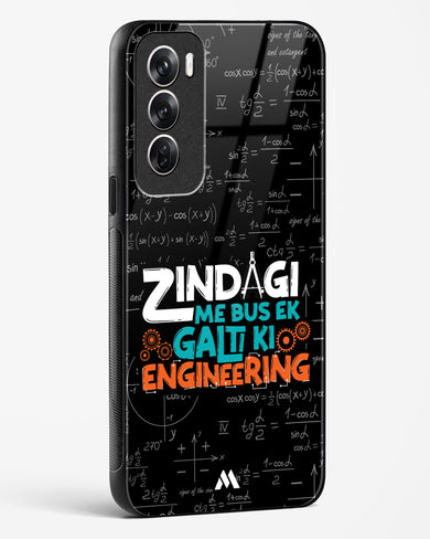 Zindagi Galti Engineering Glass Case Phone Cover (Oppo)