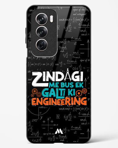 Zindagi Galti Engineering Glass Case Phone Cover (Oppo)