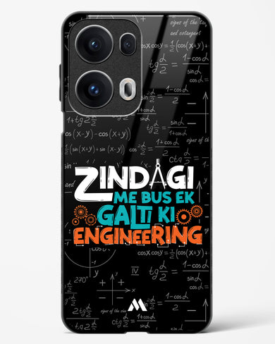 Zindagi Galti Engineering Glass Case Phone Cover (Oppo)