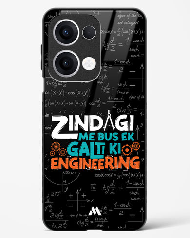 Zindagi Galti Engineering Glass Case Phone Cover (Oppo)