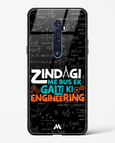 Zindagi Galti Engineering Glass Case Phone Cover (Oppo)