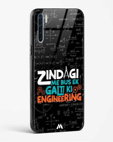 Zindagi Galti Engineering Glass Case Phone Cover (Oppo)