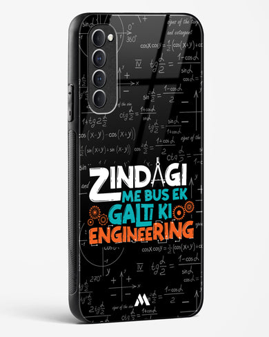 Zindagi Galti Engineering Glass Case Phone Cover (Oppo)