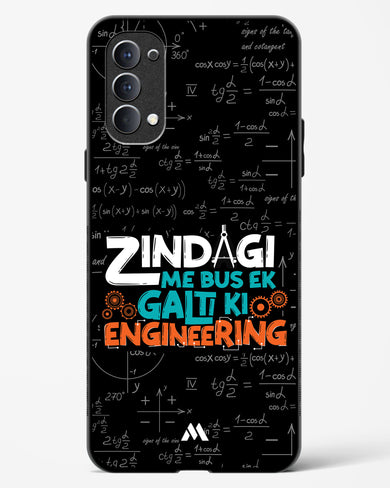 Zindagi Galti Engineering Glass Case Phone Cover (Oppo)