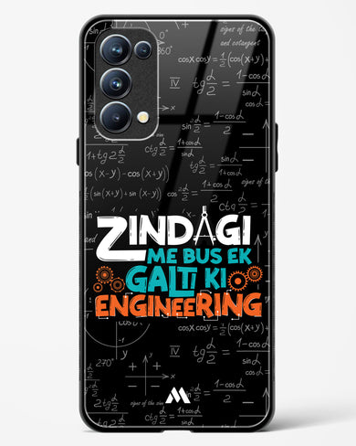 Zindagi Galti Engineering Glass Case Phone Cover (Oppo)