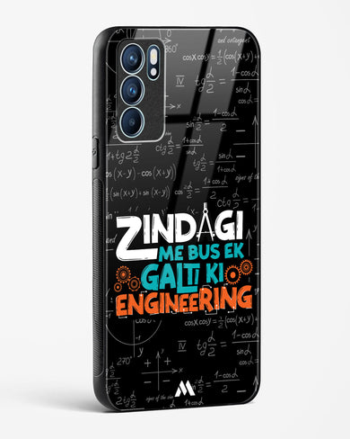 Zindagi Galti Engineering Glass Case Phone Cover (Oppo)