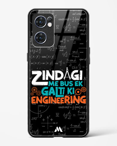 Zindagi Galti Engineering Glass Case Phone Cover (Oppo)