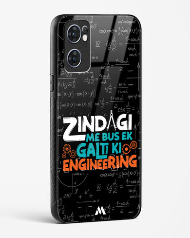 Zindagi Galti Engineering Glass Case Phone Cover (Oppo)