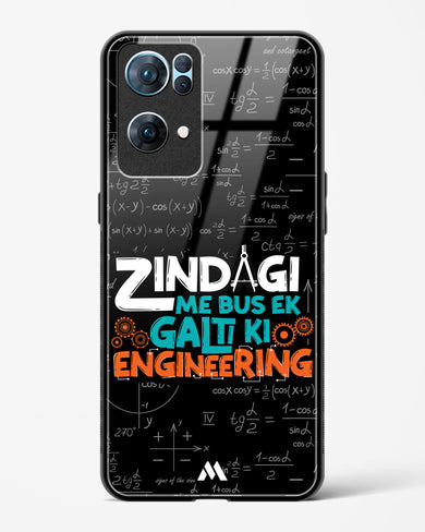 Zindagi Galti Engineering Glass Case Phone Cover (Oppo)