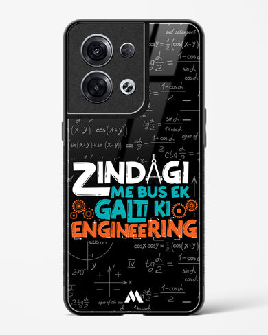 Zindagi Galti Engineering Glass Case Phone Cover (Oppo)