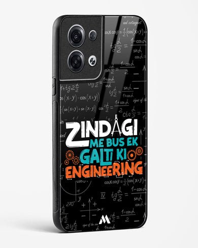 Zindagi Galti Engineering Glass Case Phone Cover (Oppo)