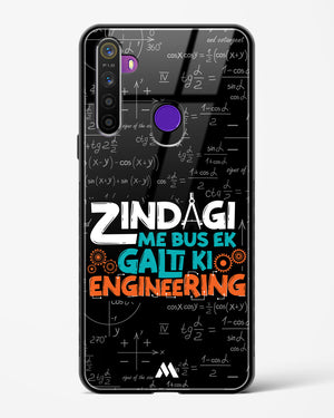 Zindagi Galti Engineering Glass Case Phone Cover-(Realme)