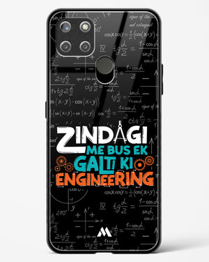 Zindagi Galti Engineering Glass Case Phone Cover-(Realme)