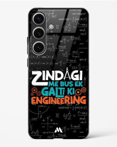 Zindagi Galti Engineering Glass Case Phone Cover-(Samsung)