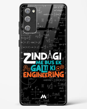 Zindagi Galti Engineering Glass Case Phone Cover-(Samsung)