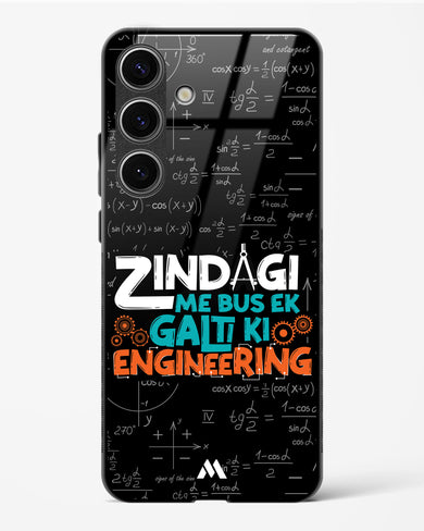 Zindagi Galti Engineering Glass Case Phone Cover-(Samsung)