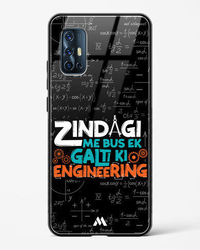 Zindagi Galti Engineering Glass Case Phone Cover-(Vivo)