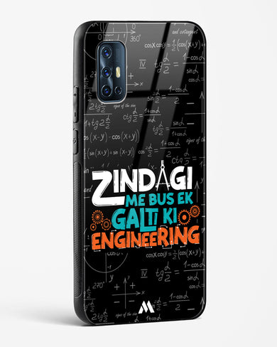 Zindagi Galti Engineering Glass Case Phone Cover-(Vivo)